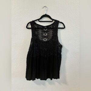 Torrid Black Tank Size 0 Women’s Plus Size Clothing